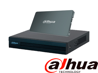 [XVR1B04-ISDD] DAHUA XVR1B04-I 4 CANALES MAS 1. 720P UOP 1080P CON DISCO SOLIDO 240GB