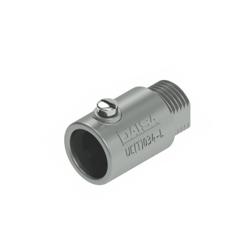 [UCT 112L] DAISA CONECTOR ESTANDAR (1 1/2'' GAS) APTO EXTERIOR  P/ CAÑO 1 1/2''