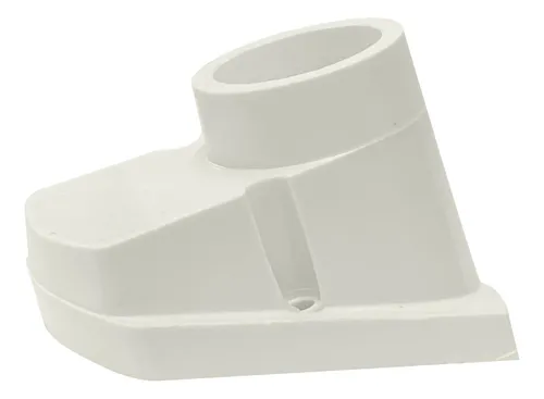 [282] DAVIPLAST RECEPTACULO CURVO E27 BLANCO
