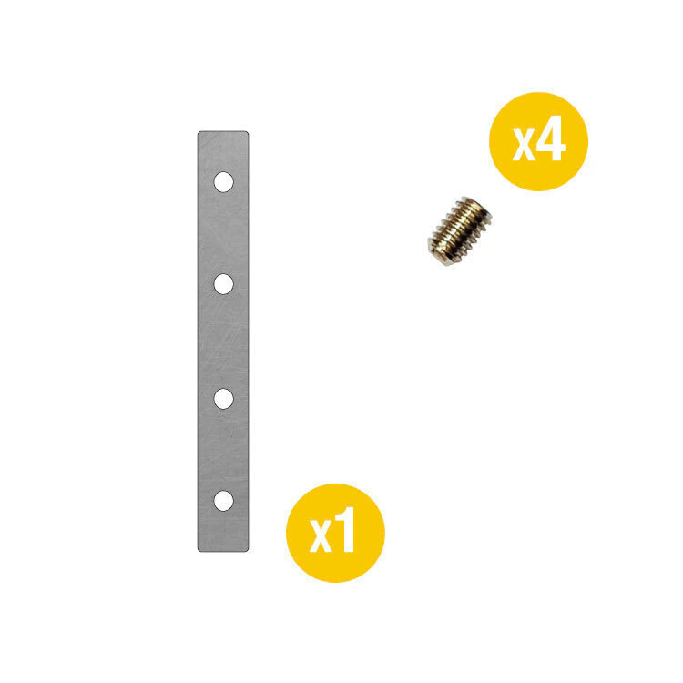 [peracc-41I] DEMASLED CONECTOR RECTO PARA PERFILES DE ALUMINIO 180 GRADOS