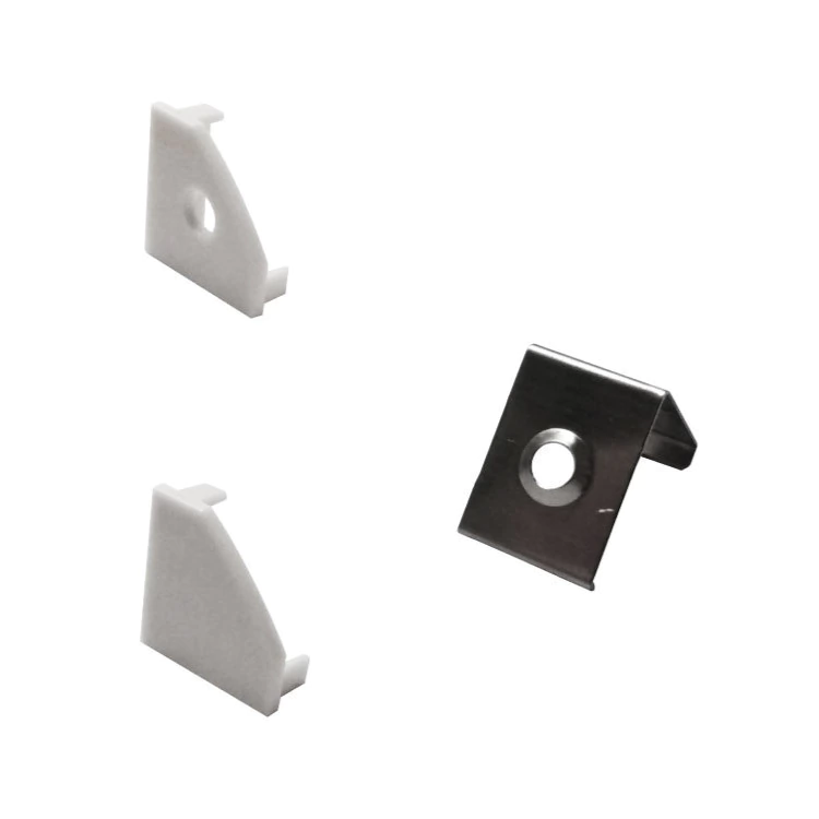 [peracc-30kit-a2] DEMASLED KIT DE 2 TAPAS Y 2 CLIPS PARA PERFIL DE ALUMINIO PER-30-2M
