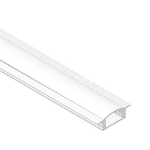 [PER-11-2M-BL] DEMASLED PERFIL DE ALUMINIO EMBUTIR 17X7 BLANCO - COVER OPAL 2M PER-11-2M