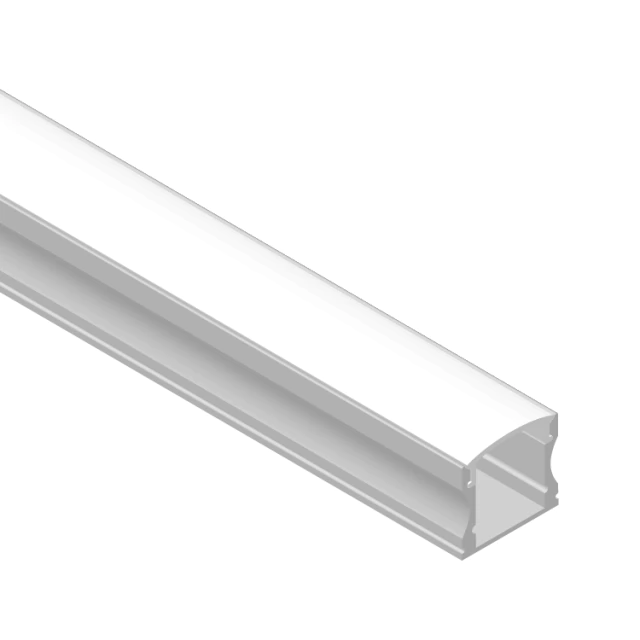 [PER-12-2M] DEMASLED PERFIL DE ALUMINIO U 17X14.5MM GRIS - COVER OPAL 2M