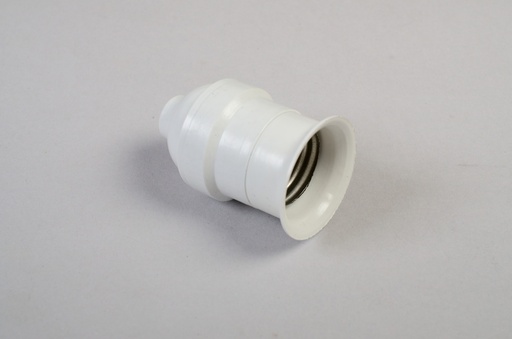 [972260] DIBAPLAST PORTALAMPARA 2 PIEZAS MARFIL NORMALIZADO