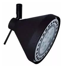 [102NTXG] ECLIPSE CABEZAL CONO AR111 GU10 NEGRO TEXTURADO