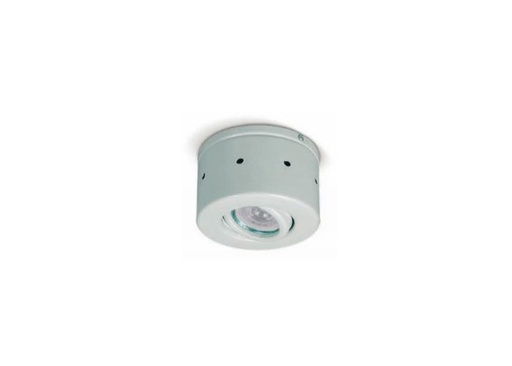 [2444BTX] ECLIPSE PLAFON CIRCULAR C/ BASE DICRO GU10 BLANCO TEXTURADO