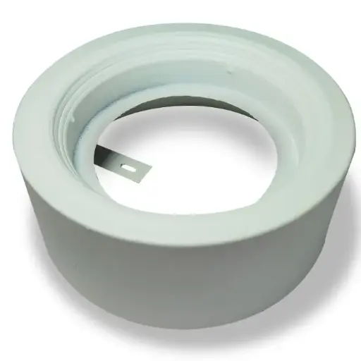 [2441BTX] ECLIPSE PLAFON CIRCULAR MONOV. DIAMENTRO 15CM X 6CM AR111 GU10 BLANCO TEXTURADO