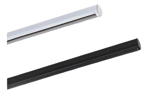 [7001NTX] ECLIPSE RIEL DE ALUMINIO DE 1 MT NEGRO TEXTURADO