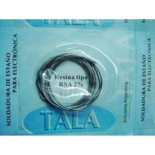 [68ZP] ESTAÑO DE ALAMBRE CON RESINA 60% PB BLISTER 1,5 METROS