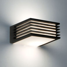 [4314/NG] FAROLUZ BIDIRECCIONAL DE POLIPROPILENO E27 NEGRO