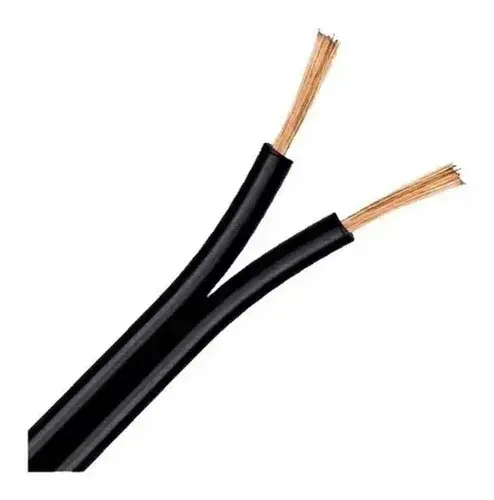 [18005020100] FEPLAST CABLE BIPOLAR PARALELO DE 2X1MM X METRO NEGRO