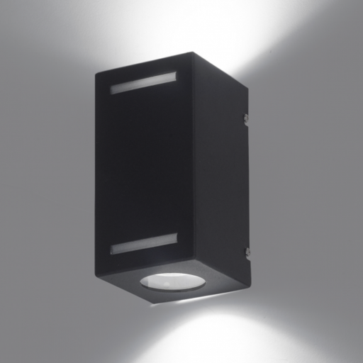 [AP-2700] FERROLUX APLIQUE BIDIRECCIONAL BOLONIA RECTANGULAR ZOCALO GU10 PARA 2 DICROICA