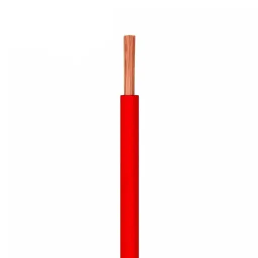 [1007HR0R] FONSECA CABLE UNIPOLAR HALOGENO FLEX DE 1X2,50 ROJO ROLLO