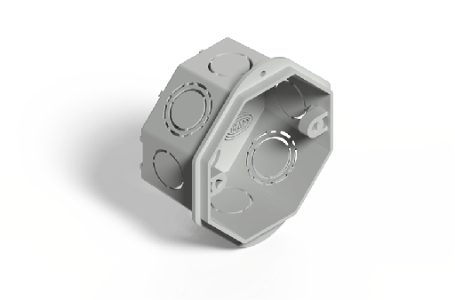 [02211PG-12] GENROD CAJA DE EMBUTIR OCTOGONAL CHICA