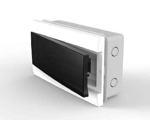 [4012] GENROD CAJA DIN EMBUTIR P/ TERMICA 12 MODULOS PTA FUME