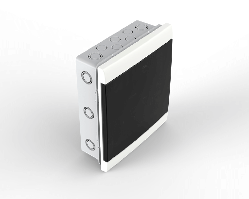[04036] GENROD CAJA DIN EMBUTIR P/ TERMICA 36 MODULOS PTA FUME