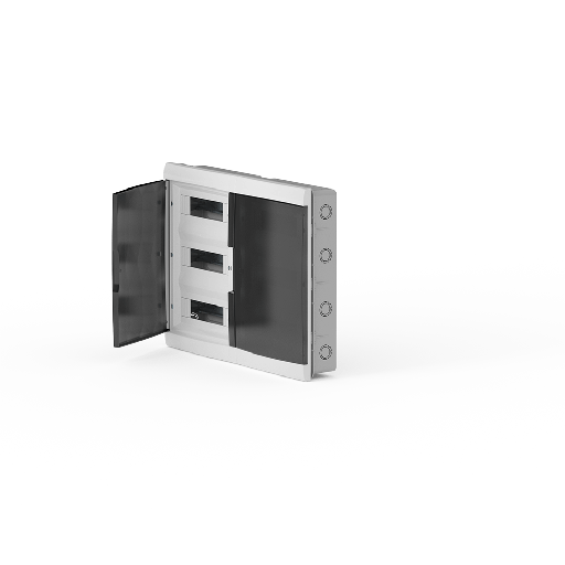 [480072] GENROD CAJA DIN EMBUTIR P/ TERMICA 72 MODULOS BLANCA PTA FUME