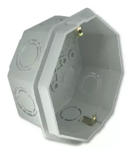[02212PG] GENROD CAJA OCTOGONAL GRANDE CON OREJA METALICA