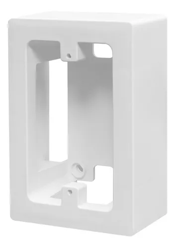 [02219PG] GENROD CAJA RECTANGULAR DE SOBREPONER MONOBLOCK GRIS