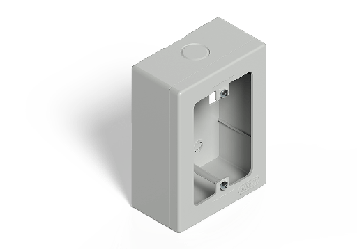 [02215PG] GENROD CAJA RECTANGULAR EXTERIOR GRIS