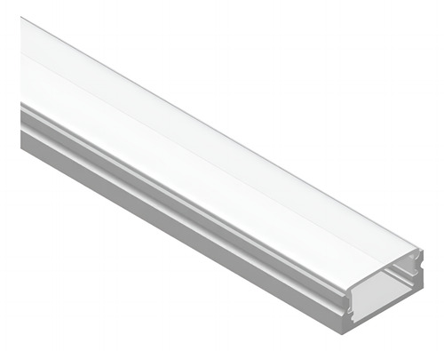 [PVCF2MBL] INTECK PERFIL DE PVC FLAT BLANCO X 2 MTS