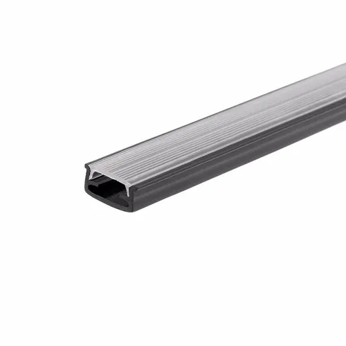 [PVCF2MNG] INTECK PERFIL DE PVC FLAT NEGRO X 2 MTS