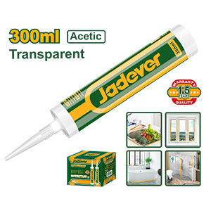 [JDGQ2T32] JADEVER SILICONA ACÉTICA P/ SELLAR TRANSPARENTE 300ML