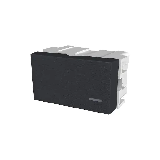 [80053] JELUZ PLATINUM INTERRUPTOR COMBINACIÓN 10 A NEGRO