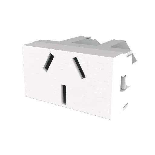 [60068] JELUZ PLATINUM TOMACORRIENTE 10A BLANCO CONEXION LATERAL