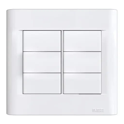 [25398/2] JELUZ VERONA TAPA DOBLE 10X10 BLANCO