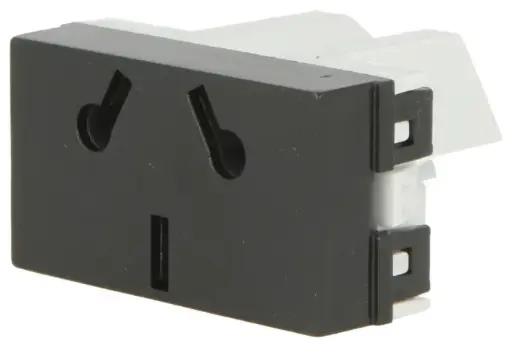 [30067] JELUZ VERONA TOMACORRIENTE 10A BINORMA (NEGRO-ANTRACITA)