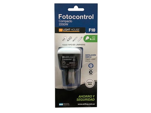 [F10PROF] LIGHT HOUSE FOTOCONTROL FIJO TODO TIPO LAMP. 2500 W