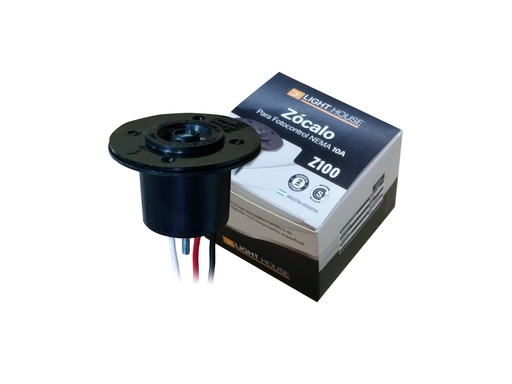 [Z100] LIGH HOUSE ZOCALO PARA FOTOCONTROL ENCHUFABLE 10A