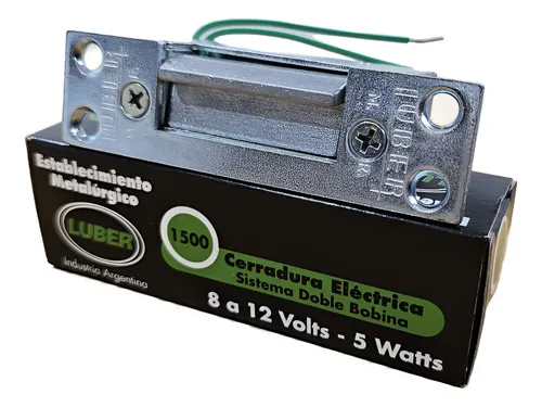 [LUB1500] LUBER CERRADURA ELECTRICA CON PESTILLO