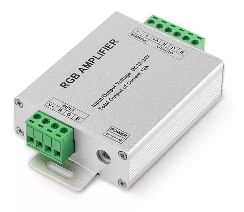 [AMPRGB12A] MACROLED AMPLIFICADOR RGB - 12AMP - 10 MTS