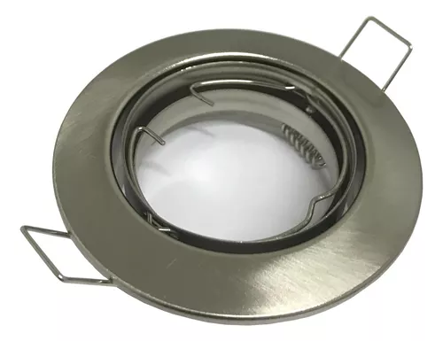 [ADM-D8-PLA] MACROLED ARO DE EMBUTIR DICROICA MOVIL PLATIL 8CM