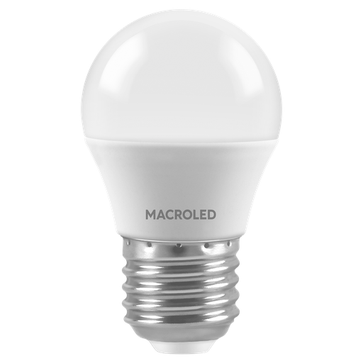 [G45-6-E27-CW] MACROLED BULBO G45 6W E27 FRIO 6500K