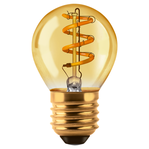 [BFG45G3WW] MACROLED BULBO G45 FILAMENTO GOLDEN 3WE27 AC180-265V AMBAR 2200K