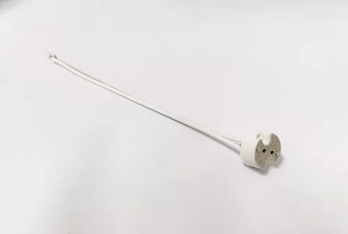 [CON-GU5.3-CAB] MACROLED CONECTOR GU5.3 CERAMICO CON 15 CM DE CABLE
