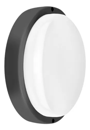 [TR-MN-18W-WW] MACROLED TORTUGA REDONDA MARCO NEGRO 18W BLANCO CÁLIDO