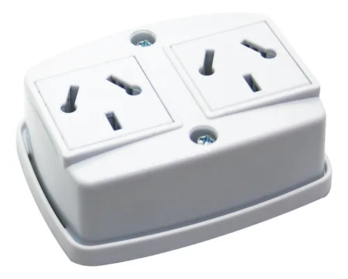 [E420RB] MIG DOBLE TOMACORRIENTE CON T/T 10A DE SOBREPONER