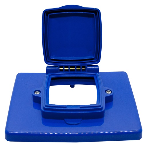 [T850AZ] MIG TAPA CAPSULADA PLASTICA PARA CAJA 5X10  16A