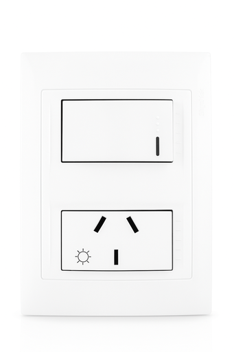 [WDA107914] PLASNAVI BASE CONJ. BASE PUNTO Y TOMA 10A BLANCO