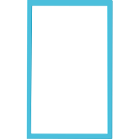 [WDA58F06] PLASNAVI RODA MARCO CENTRAL POLIM 3M AZUL