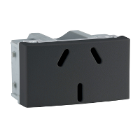 [WDA54042] PLASNAVI RODA TOMA C/TIERRA 10A GRIS