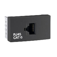 [WDA54442] PLASNAVI RODA TOMA COMP. P/REDES RJ45 C.6 GRIS