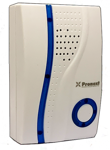 [505] PRONEXT TIMBRE INALAMBRICO S/ CODIFICAR 80 MTS sin pilas (1a23 y 2 AA)
