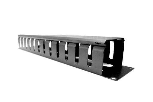 [RV-O-1U] REGUVOLT ORGANIZADOR DE CABLE DE 1U DE RACK DE 5 ANILLOS DE METAL