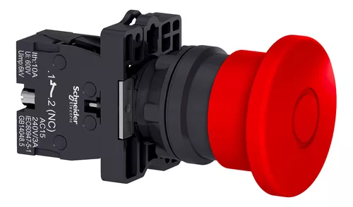 [XA2ET42] SCHNEIDER BOTON PARA EMERGENCIA 1NC