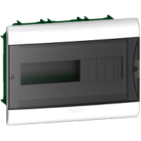 [EZ9E3412] SCHNEIDER CAJA DIN EMBUTIR P/ TERMICA 12 MODULOS FUME